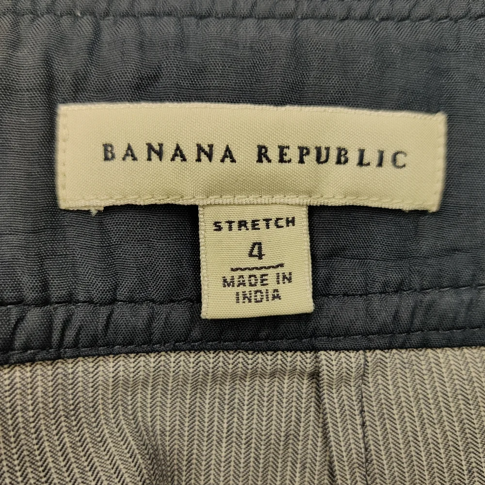 Banana Republic Pinstripe Pencil Skirt - Picture 4 of 4